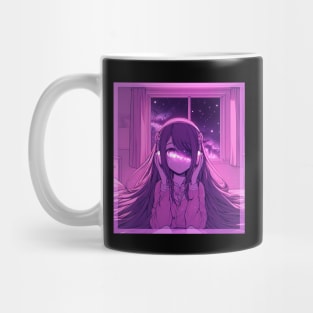 Mystery dream girl with Milky Way Mug